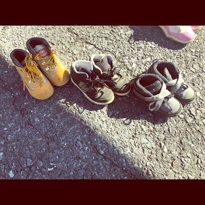 3 pairs of shoes for $40.00